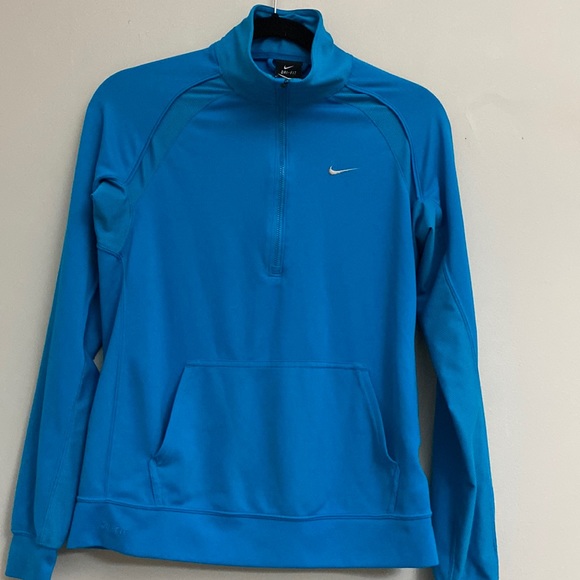 Nike Other - Nike girls blue 1/4 zip dri fit athletic pullover size L